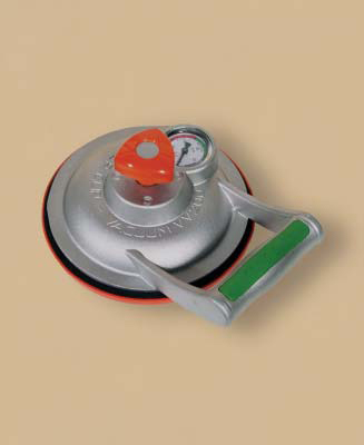 Glass suction cup with vacuum gauge ariston