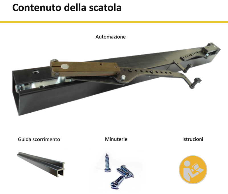 Motorization for Swing Shutters Double Leaf S TEL Chiaroscuro