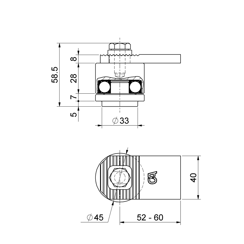 combiarialdo swing gates hinge