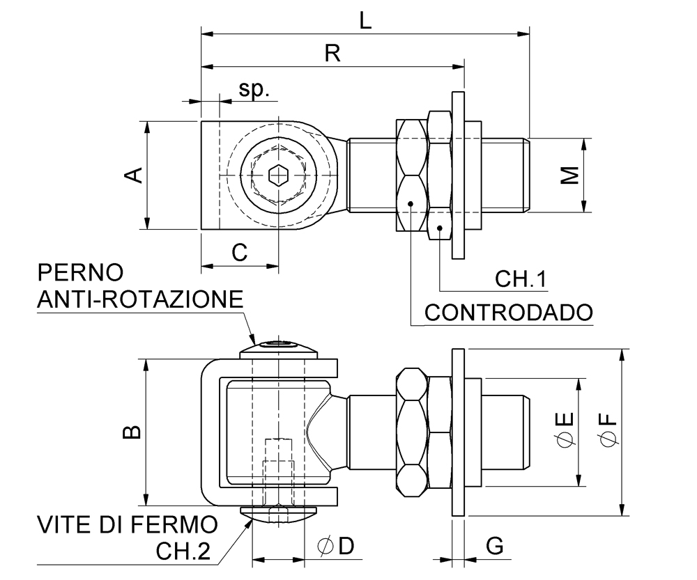 combiarialdo swing gates hinge