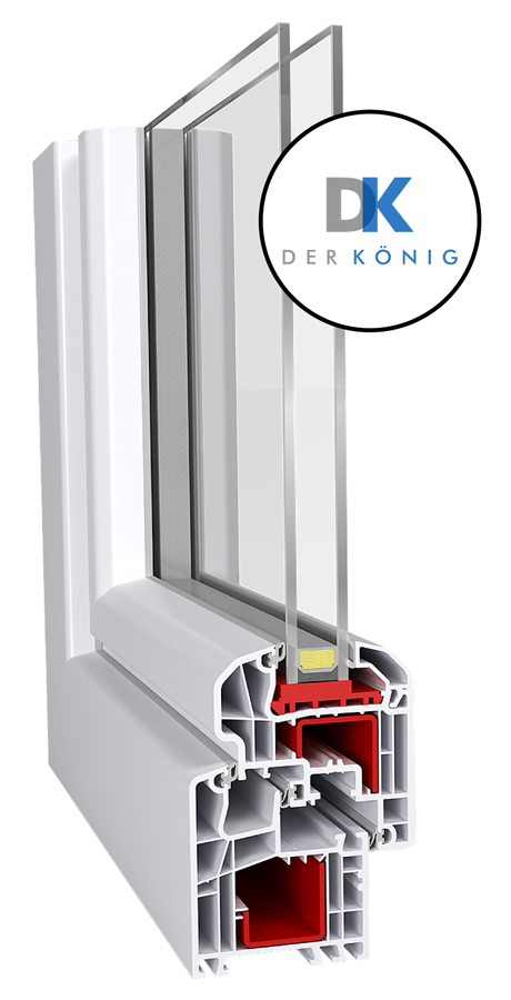 DK500 window PVC window profile
