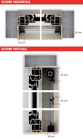 R-1 vertical mosquito net Effe measures