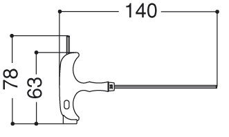 Key for hexagonal screw