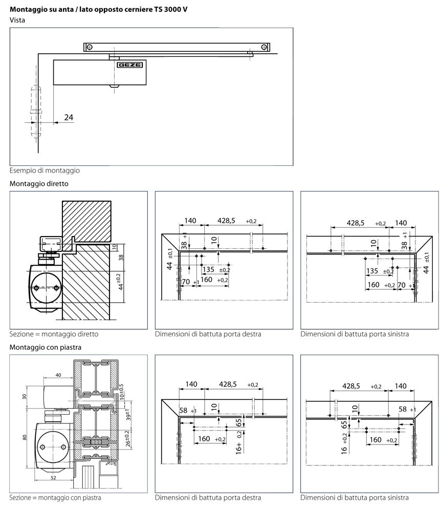 Buy Online your plane closers Geze TS 3000V for doors Windowo