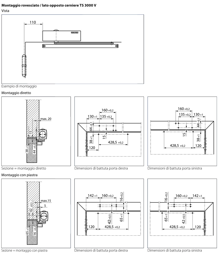 Buy Online your plane closers Geze TS 3000V for doors Windowo