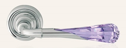 Gemma Viola Crystal door handle Linea Cali
