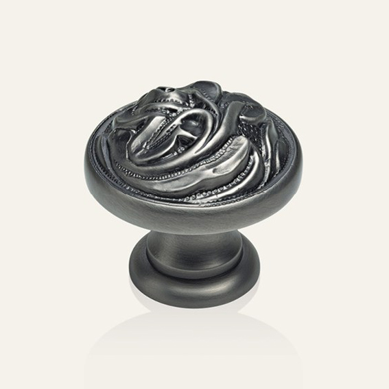 Classic cabinet knob Linea Calì Vintage PB with pewter  finishing