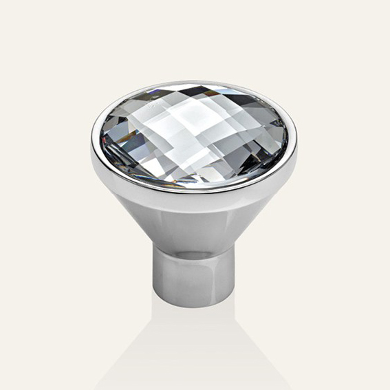 Cabinet knob Linea Calì Veronica PB with crystals Swarowski® polished chrome
