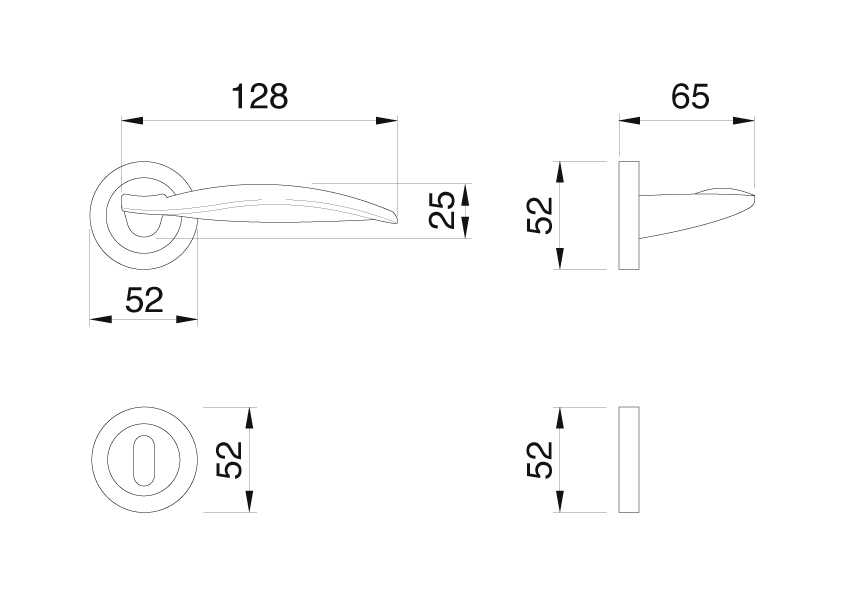 Manital wind Dimensional file for handles