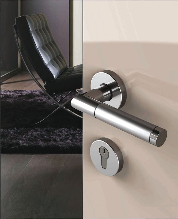 Tropex Edinburgh handles in satin stainless steel Maniglie Tropex Edimburgo in Acciaio Inox Satinato