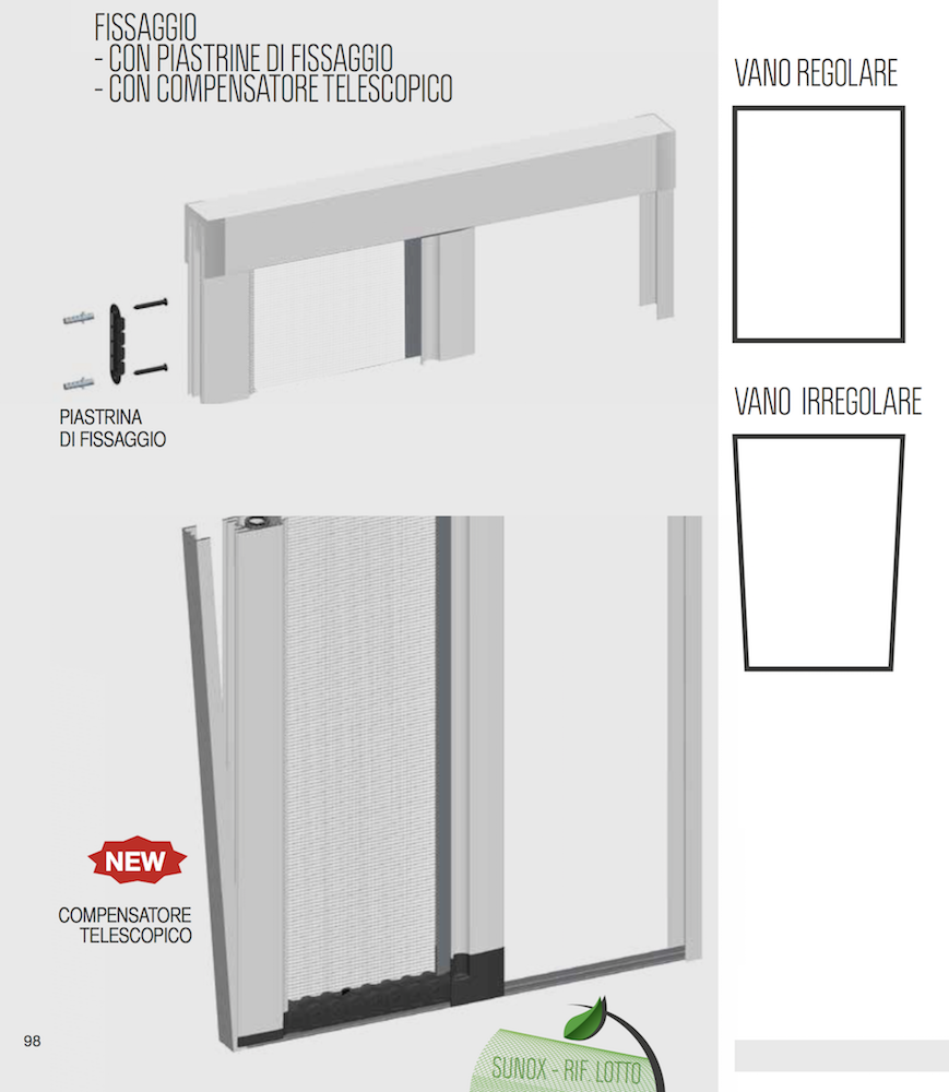 Jolly Zanzar Sistem custom-made mosquito net with lateral winding