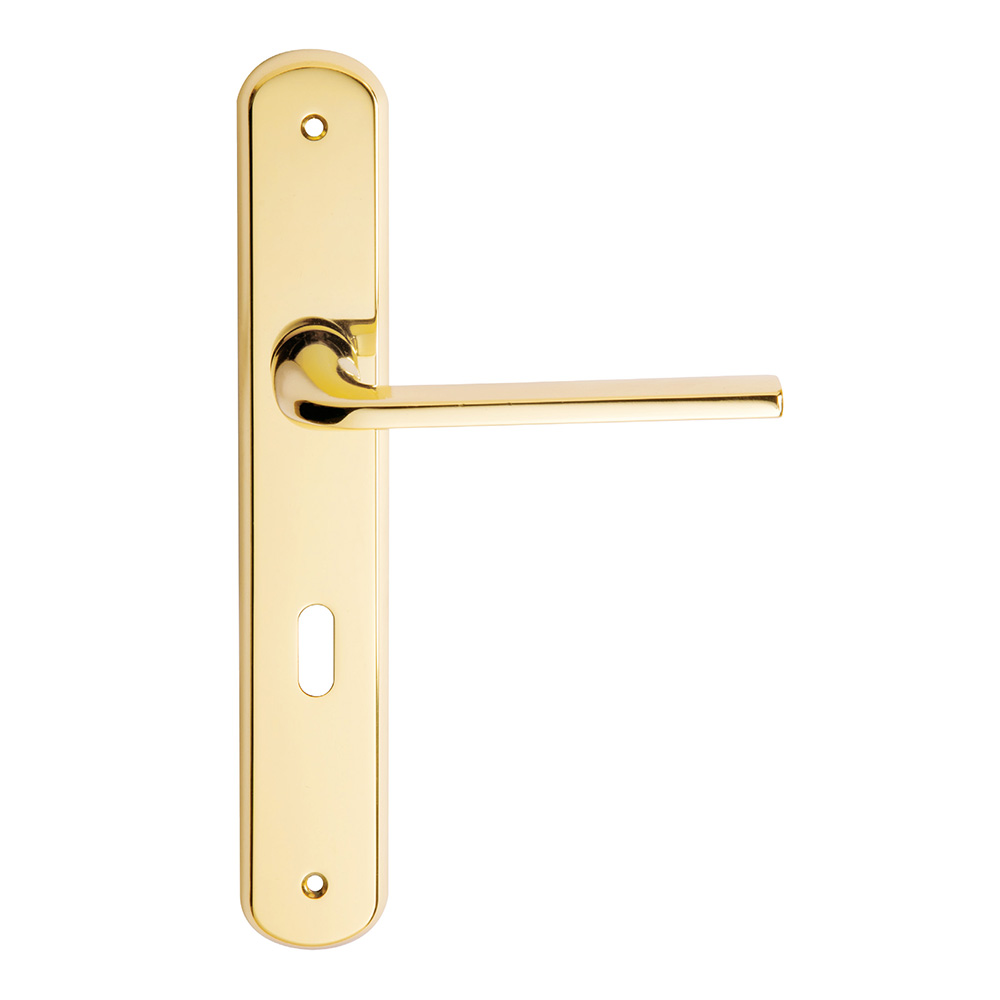 Milly Series Basic forme Door Handle on Regular Plate Frosio Bortolo Contemporary Design