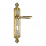 1040/1030 Sapphire class Door Handle on Plate Frosio Bortolo Princely Made in Italy Design