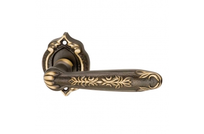 1045-6 Sapphire class Door Handle on Rose Frosio Bortolo Luxury Made in Italy