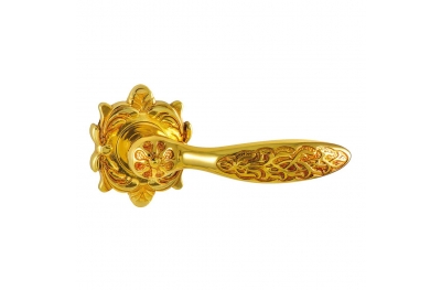 1065-1 Shamira class Door Handle on Rose Frosio Bortolo With Arabic Decorations