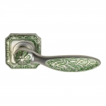 1065-9 Shamira class Door Handle on Rose Frosio Bortolo With Arabic Ornaments