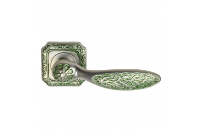 1065-9 Shamira class Door Handle on Rose Frosio Bortolo With Arabic Ornaments