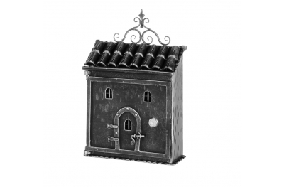 1076 Galbusera Wall Mail Box Artistic Wrought Iron