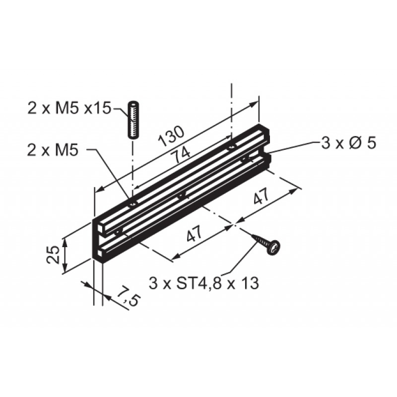 Bracket Motor Mingardi Micro 02