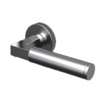 Handle Tropex Ottawa in Satin Stainless Steel Rosette Round or Oval