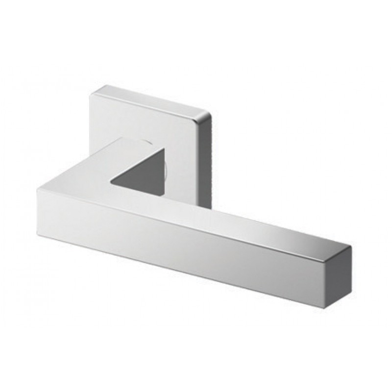 Handle Tropex Geneve in Satin Stainless Steel Rosetta Square or Rectangular