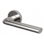 Handle Tropex Samos in Satin Stainless Steel Rosette Round or Oval