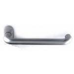 Elongated handle Tropex in Satin Stainless Steel Rosette Round or Oval