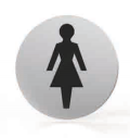 Pictogram for nozzle Round Bathroom Toilet Women Tropex