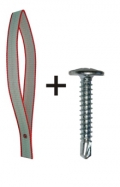 Window Transport Strap with Self-Drilling Screw Heicko