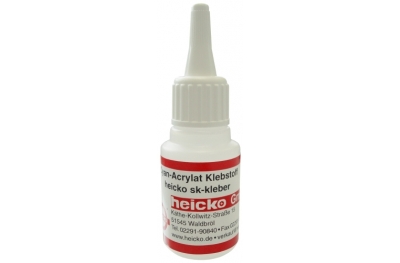 Super Glue Liquid 20g VE1 for Rubber and PVC HEICKO Segatori