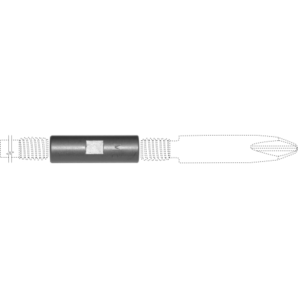 Extension Inserts screwdrivers 25x8mm Threaded connection M5 / M5 HEICKO Segatori