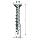 PVC Window Power Speed Screw Countersunk Head 2000 Pieces Heicko