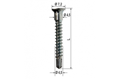 Special screws Burglar Hardware Various Dimensions 1000 pcs HEICKO