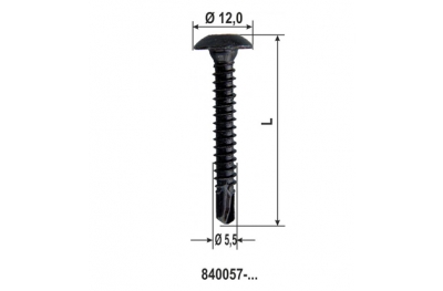 Fixing screws Bandelle Dark-Shutters iTX Various Dimensions 500 pcs HEICKO