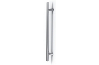 Handle Frankfurt Tropex steel; Lean supports; Wheelbase 300mm - Ø 30mm