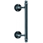 2114 Curved Galbusera Pull Handles Wrought Iron
