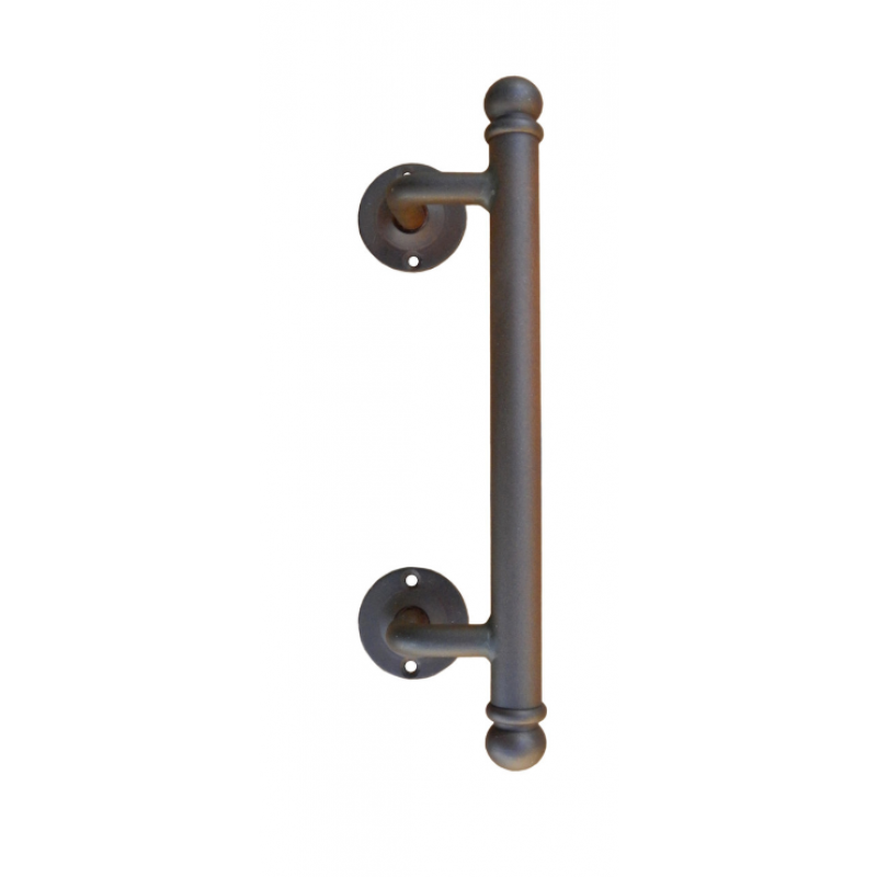 2114 Curved Galbusera Pull Handles Wrought Iron