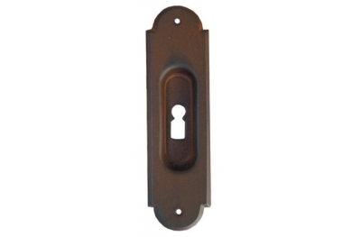 2129 Galbusera Sliding Door Pull Wrought Iron