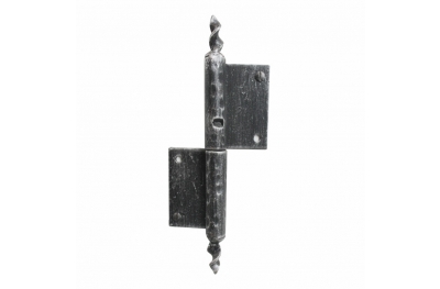 2177 French Hinge Handmade in Wrought Iron for Doors and Windows Lorenz Ferart