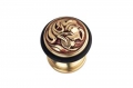 1272 FE Vintage Round Door Stopper Linea Calì Crafted with Artistic Decoration Made in Italy