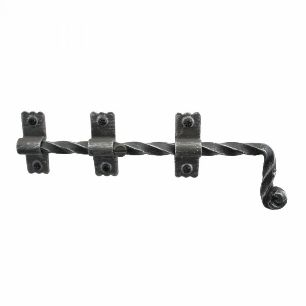 2273 Wrought Iron Handmade Security Bolt for Doors Lorenz Ferart