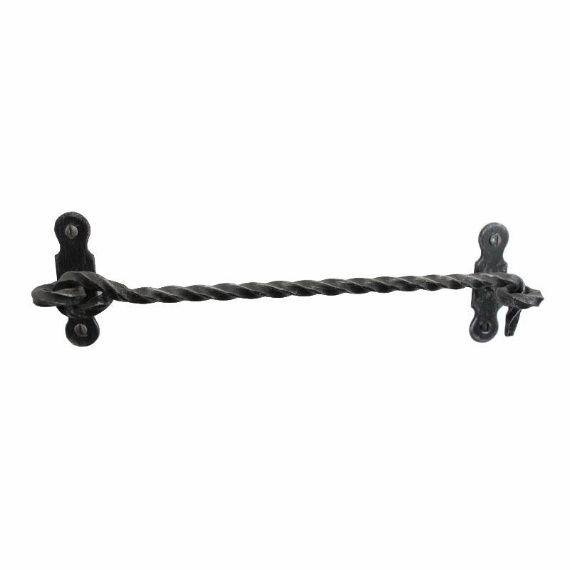 2276 Wrought Iron Handmade Bolt with Hook for Doors Lorenz Ferart