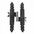 Double Central Hinge in Wrought Iron Lorenz 2407