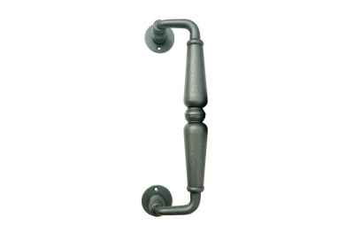 2413 Curved Galbusera Pull Handles Wrought Iron