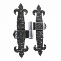 2507 Double Central Hinge Wrought Iron for Doors and Windows Lorenz Ferart