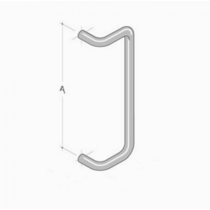259 pba Pull Handle in Stainless Steel AISI 316L