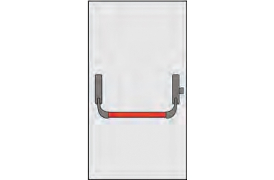 Composition Handle Panic Omec x leaf doors; A point of closure
