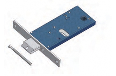 Adjustable latch with Mandate Omec Art.380 / F22