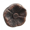 Furniture Knob Flower Shaped in Iron Lorenz 3184