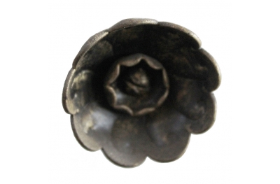 3218 Rose Flower Knob Wrought Iron Furniture Handle Lorenz Ferart